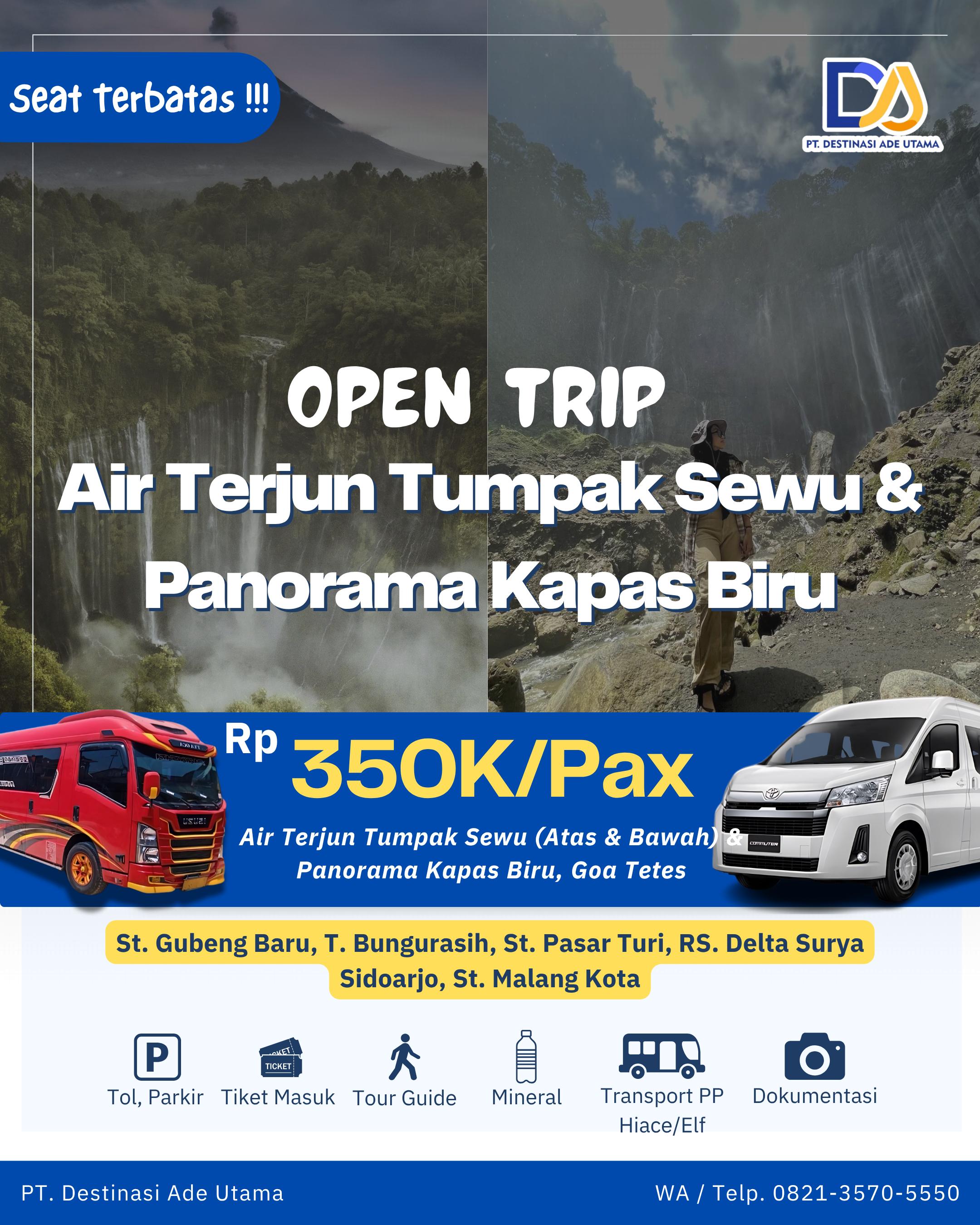 OPEN TRIP AIR TERJUN TUMPAKSEWU